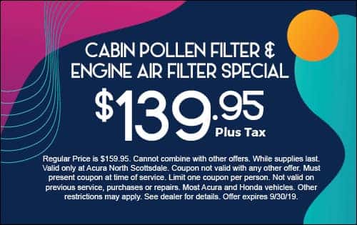 Cabin Pollen Filter and Engine Air filter Special