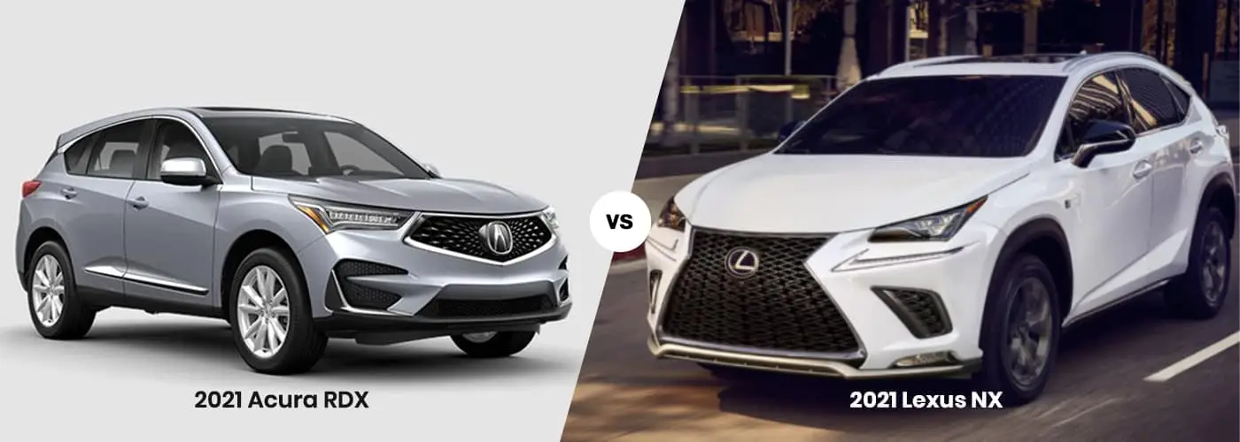 2021 Acura RDX vs. 2021 Lexus NX - Acura North Scottsdale