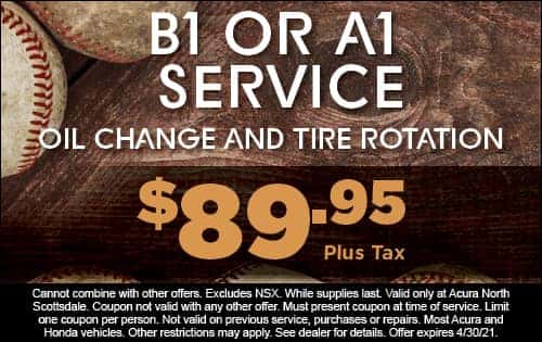 B1 or A1 Service - Oil change and tire rotation