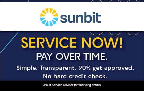 Service now! Pay over time