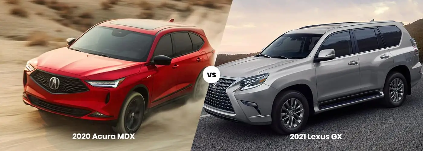 2020 Acura MDX vs. 2021 Lexus GX | Luxury SUVs | Acura of Escondido