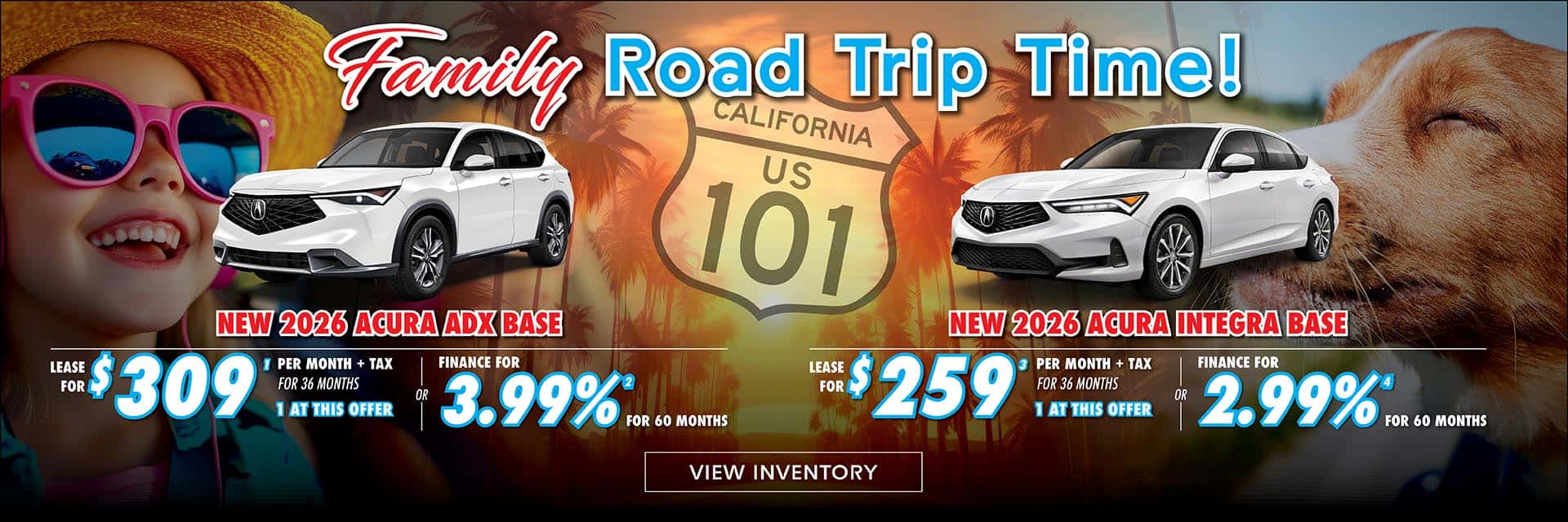 Acura of Escondido- lease & finance deals on Acura ADX and Integra