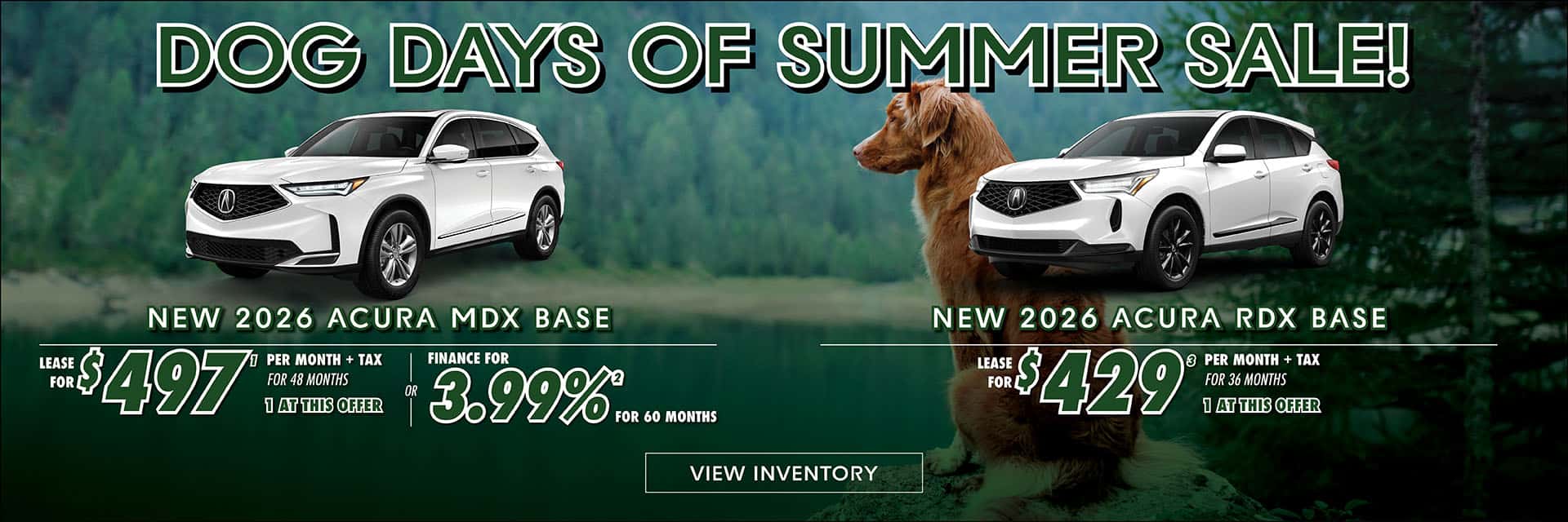 MDX and RDX Offer