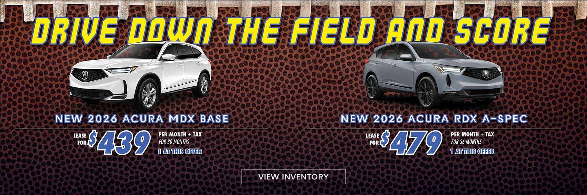 MDX and RDX Offer