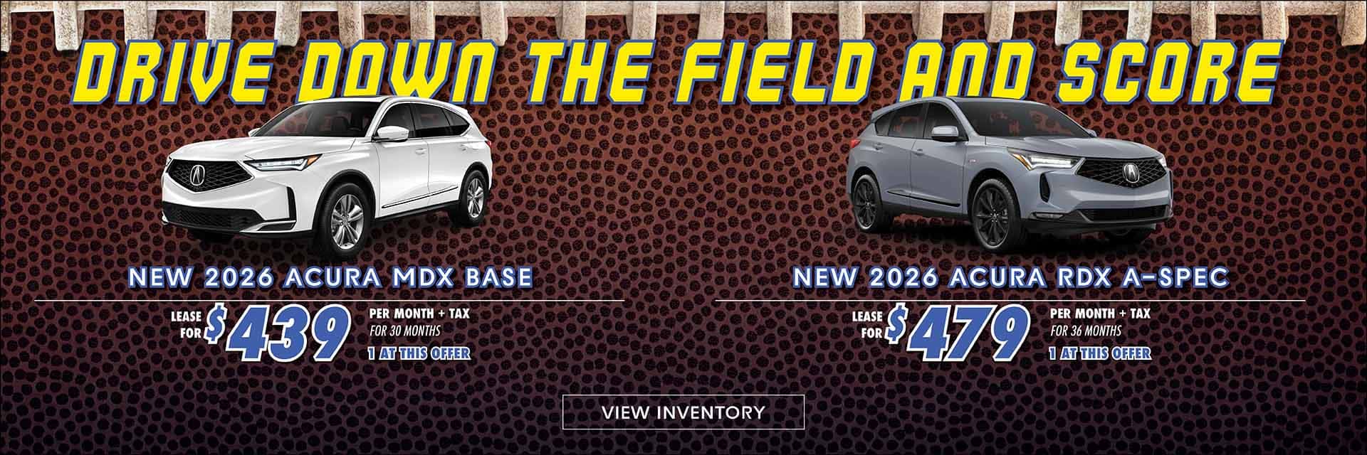 MDX and RDX Offers