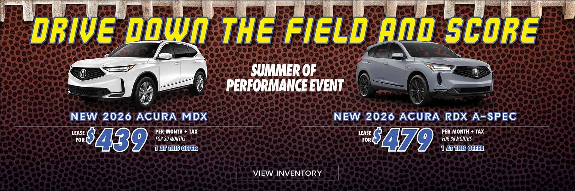 mDX and RDX offer