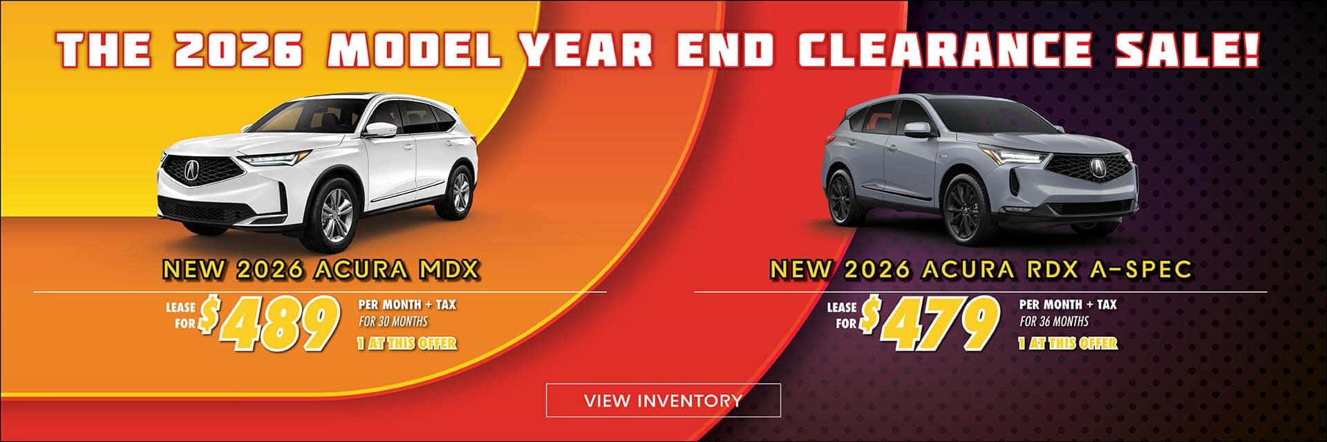 MDX and RDX offer