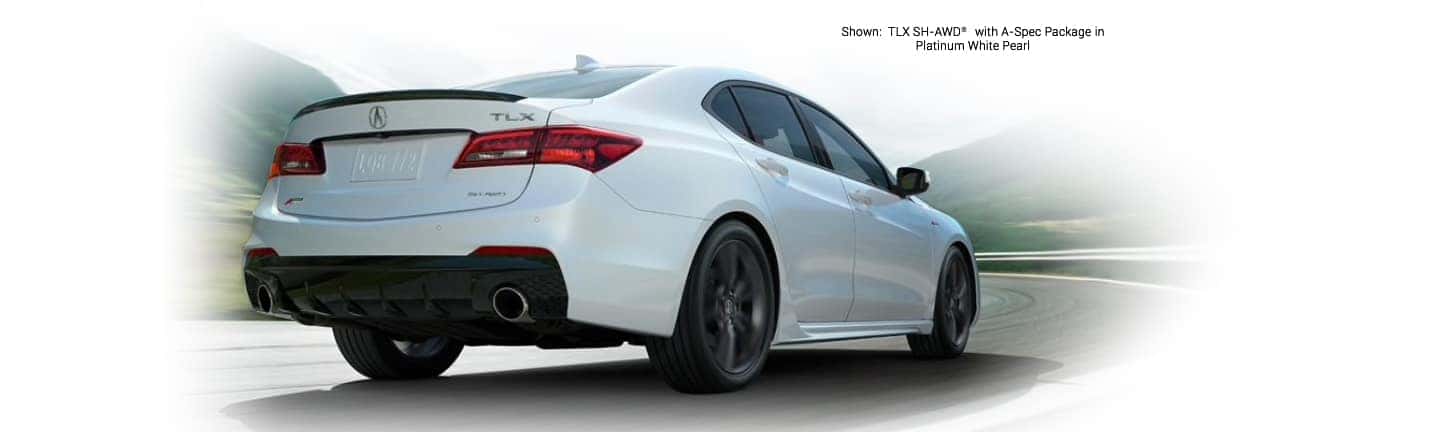 TLX SH-AWD with A-spec Package in platinum white pearl
