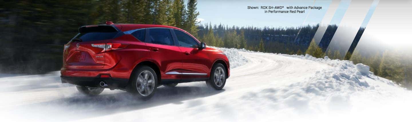 Shown:RDX SH-AWD with Advance Package in Performance Red Pearl