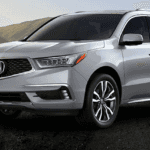 Silver Acura MDX