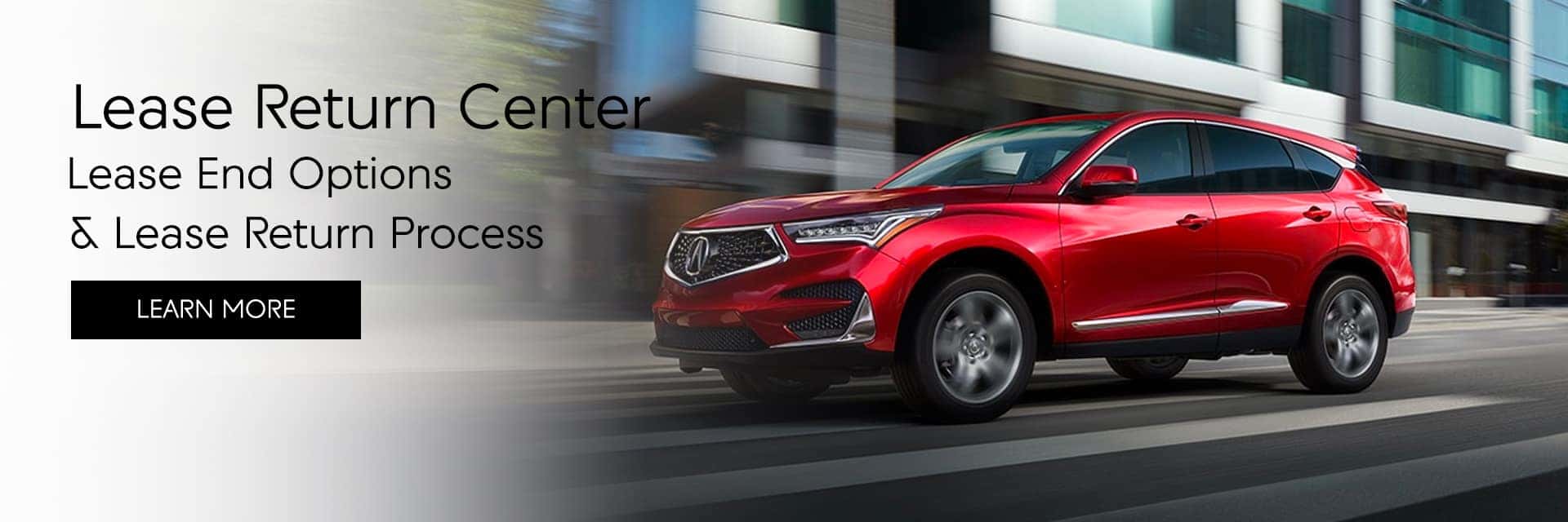 Lease Return Center. Lease End Options & Lease Return Process