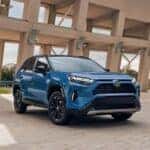 Toyota Rav4 Outside in a plaza