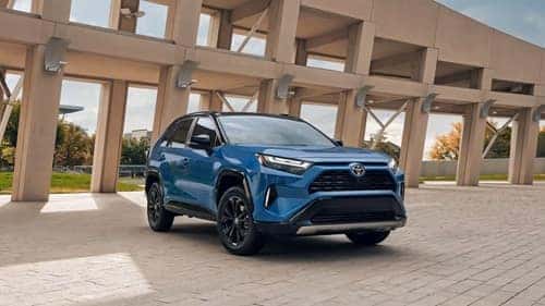 Toyota Rav4 Outside in a plaza