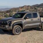 2025 Toyota Tacoma on a hillside