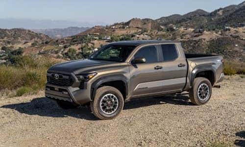 2025 Toyota Tacoma on a hillside