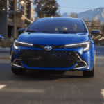 2025 Toyota Corolla Driving Down the Road