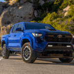 Toyota Tacoma on a Hillside