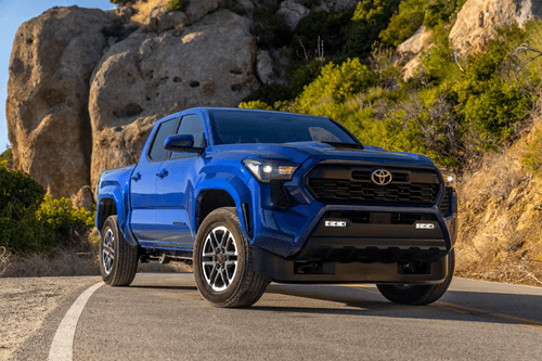 Toyota Tacoma on a Hillside