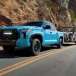 Toyota Tundra hauling offroad vehicles