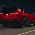 2026 Rav 4 Driving Down the Highway