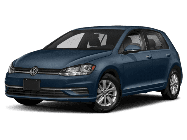 2019 Volkswagen Golf in dark blue