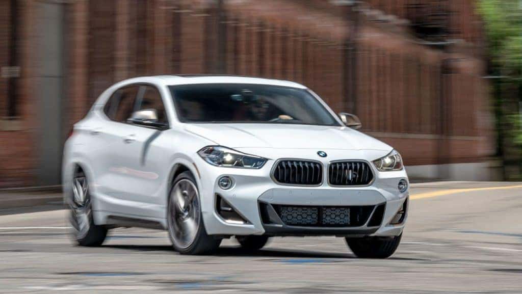White BMW SUV