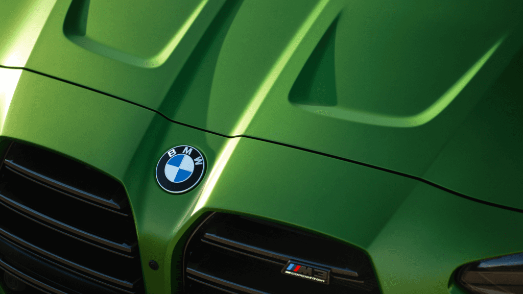 Closeup of BMW M3