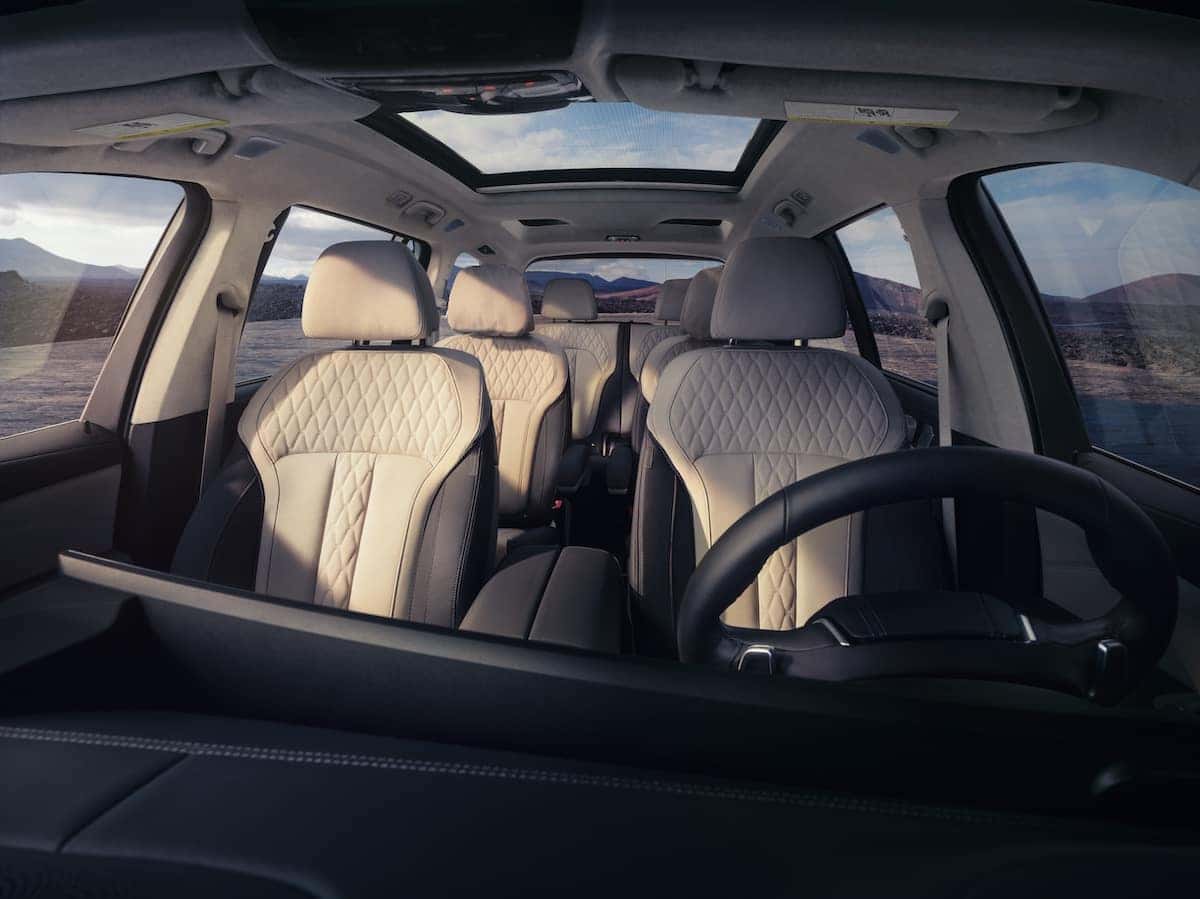 Interior of BMW X7