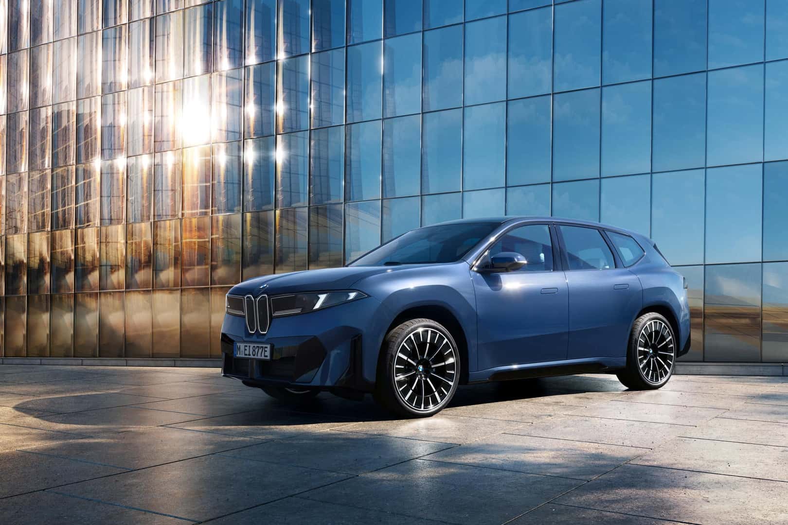 BMW iX3 front three-quarter view
