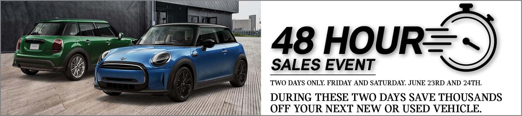 Bill Jacobs MINI 48 Hour Sale