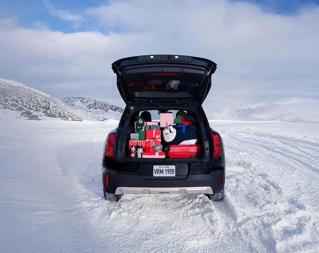 2025 MINI Countryman with presents in the trunk