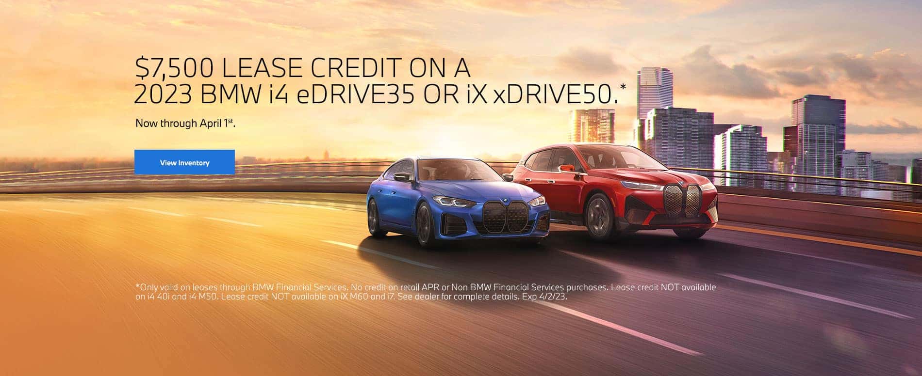 Mar23-BMW-i4iX-LeaseCreditOffer-Banner-1900×776