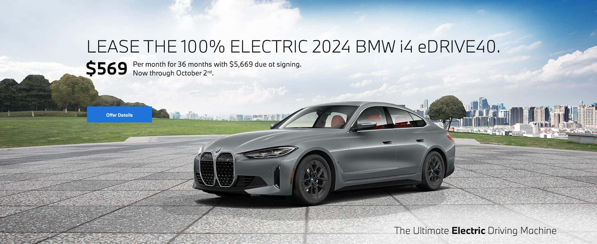 2024 i4 lease starting at $569 per month for 36 months