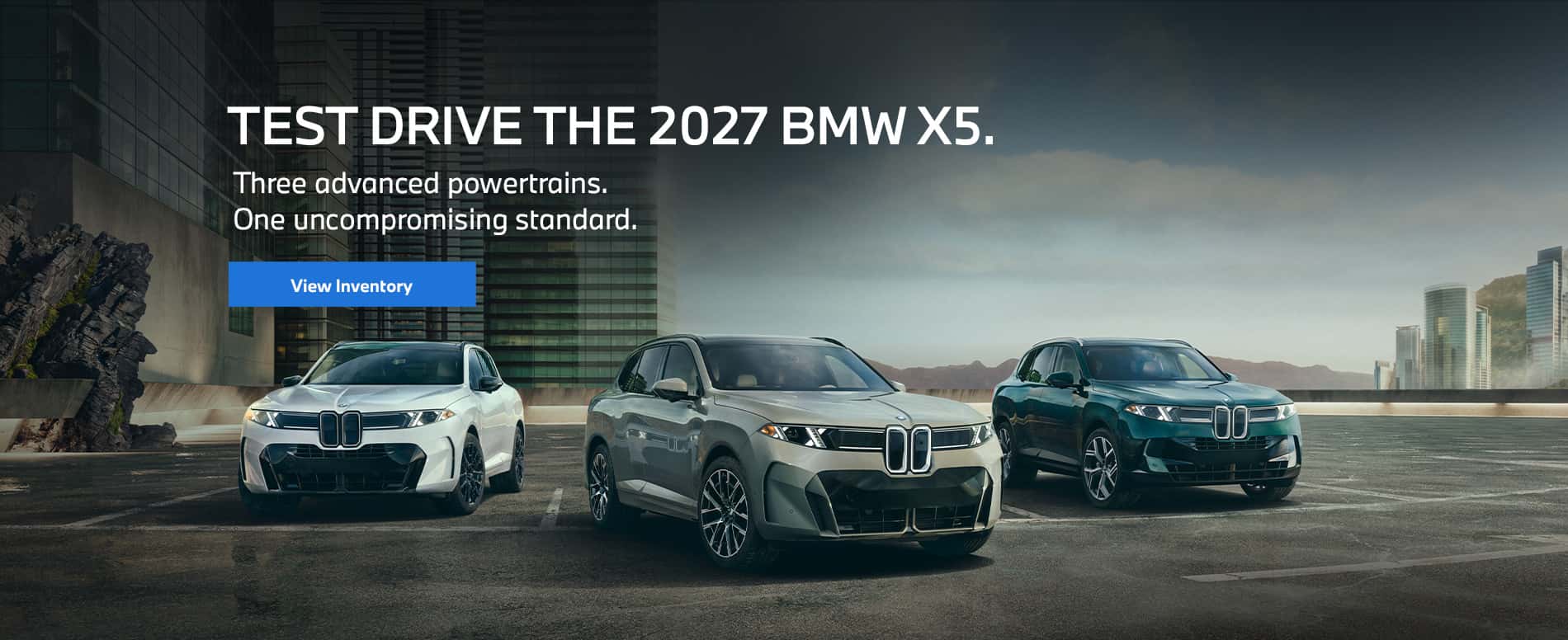 Test drive the 2027 BMW X5.