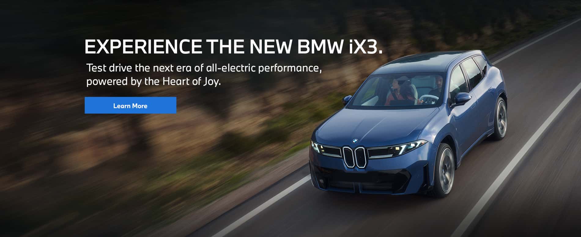 Experience the new BMW iX3.