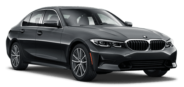 BMW 3 Series in dark gray. Image contains no text.