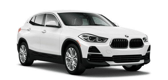 BMW X2 SAV in White. Image contains no text.