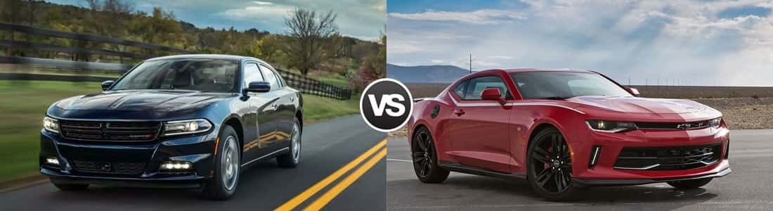 Compare 2017 Dodge Charger vs 2017 Chevrolet Camaro