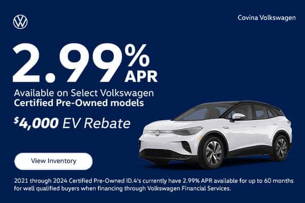 Certified Pre-Owned Models 2.99%