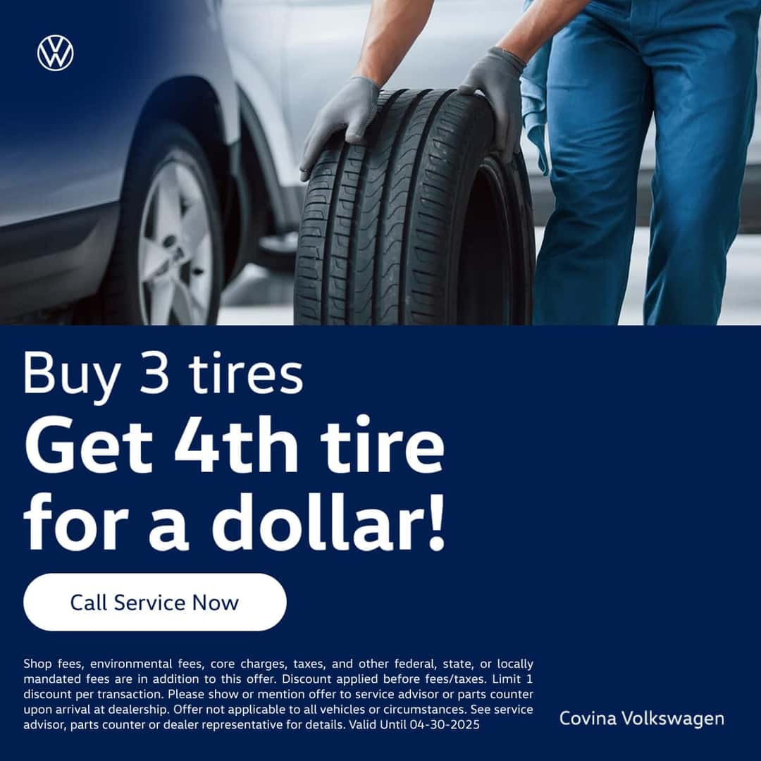 Get 4th tire for a dollar