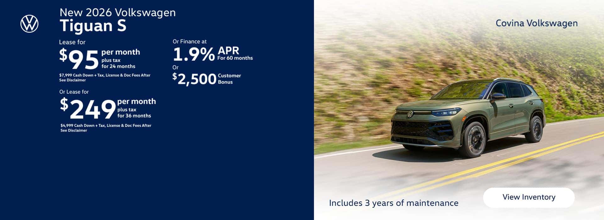 Volkswagen 2026 Tiguan S