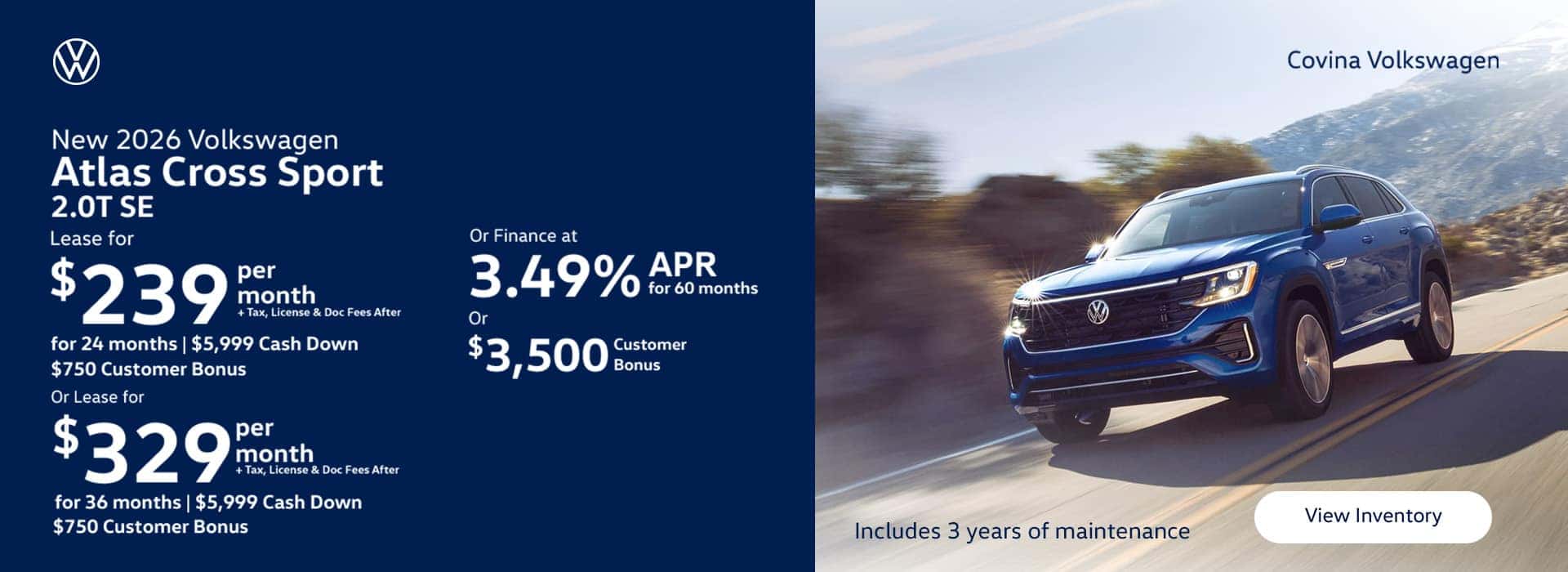 Volkswagen Atlas Cross Sport 2.0T SE