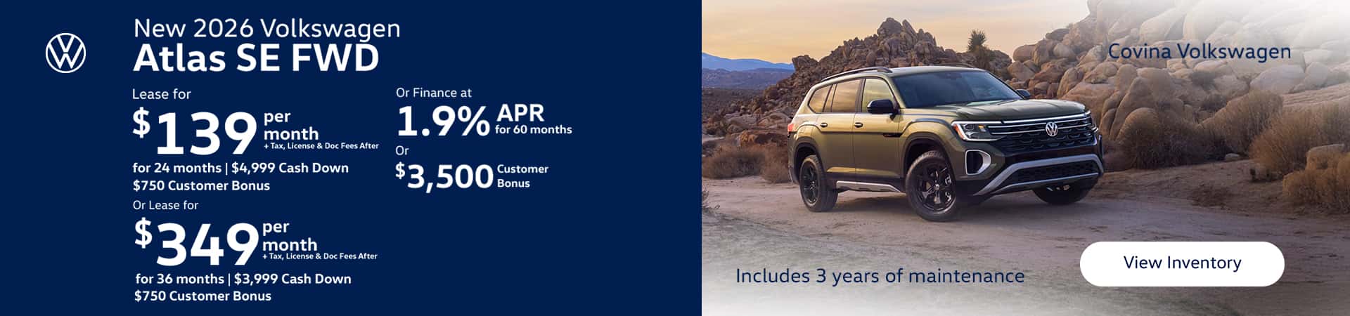 Volkswagen 2026 ATLAS SE FWD