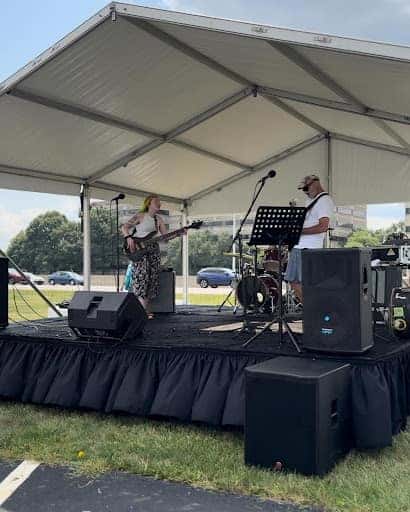 Band playing music