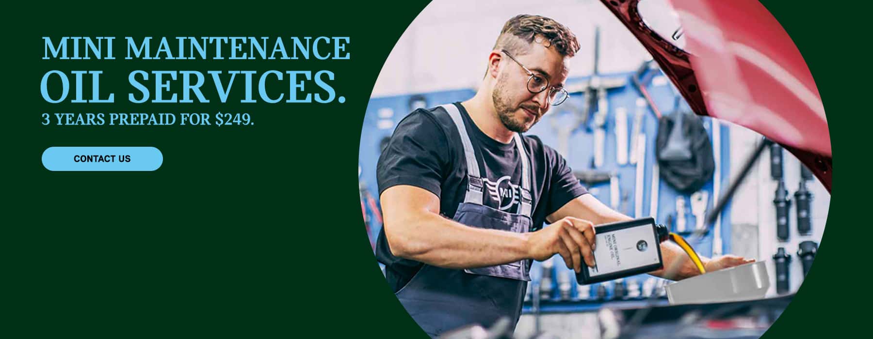 3 year oil change for $250