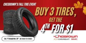 Buy 3 Tires, Get 1 For $1