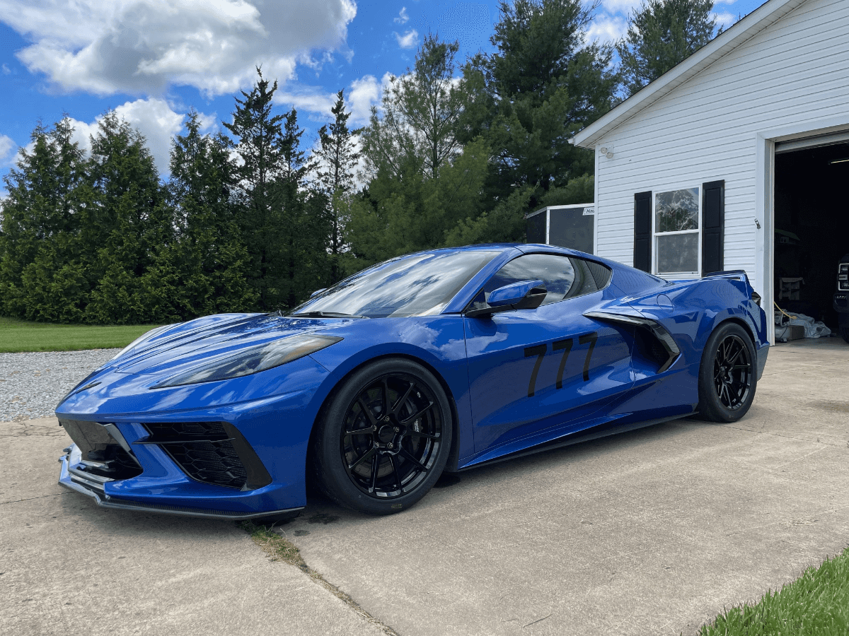 Corvette after performance setup at Chesrown