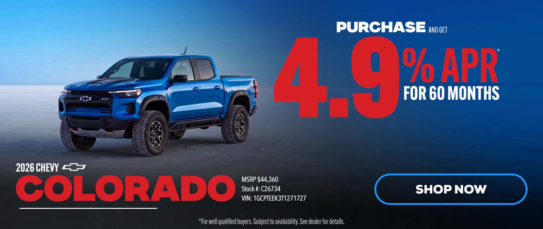Chevy Colorado deals in Columbus Delaware Ohio