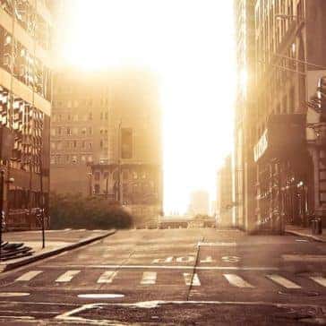 Empty Street New York