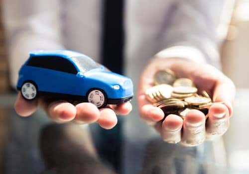 Model car and money